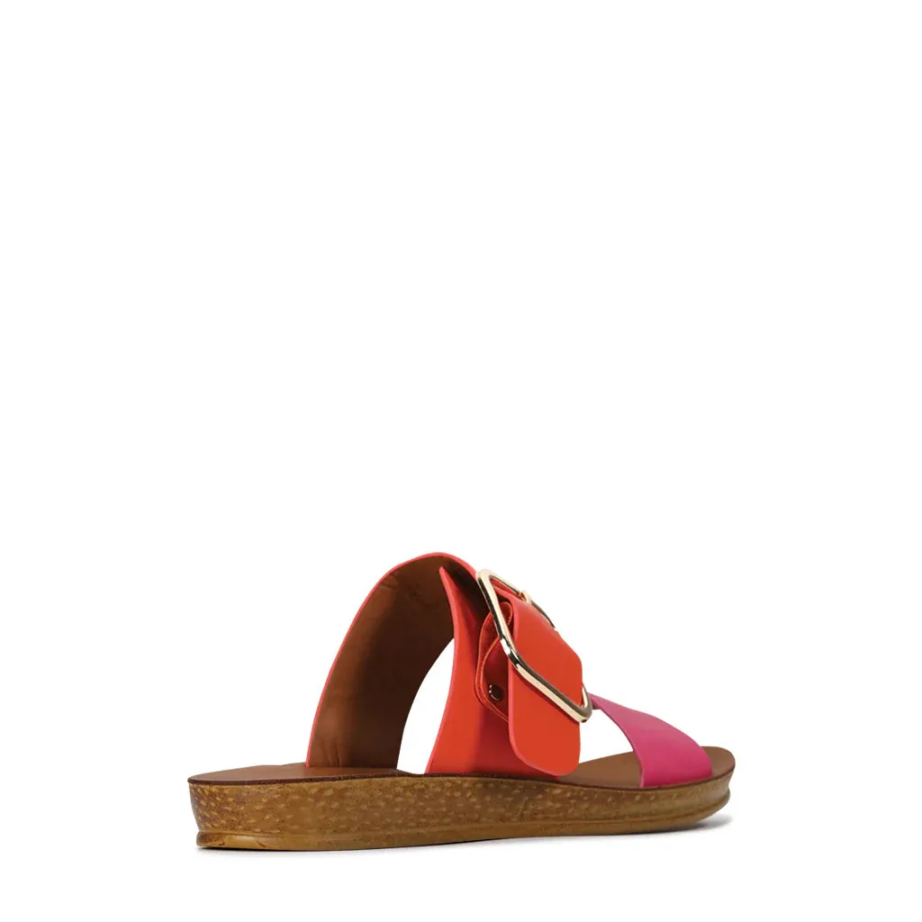 Doti Slip-on Sandals - Pink/Orange