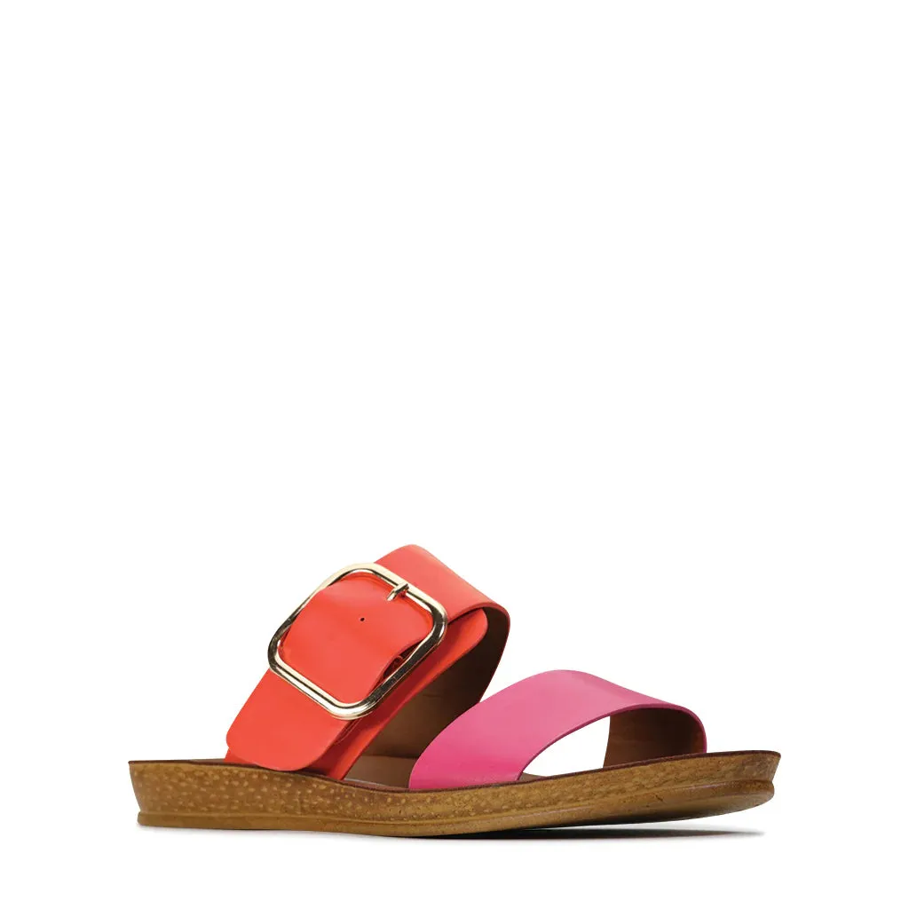 Doti Slip-on Sandals - Pink/Orange