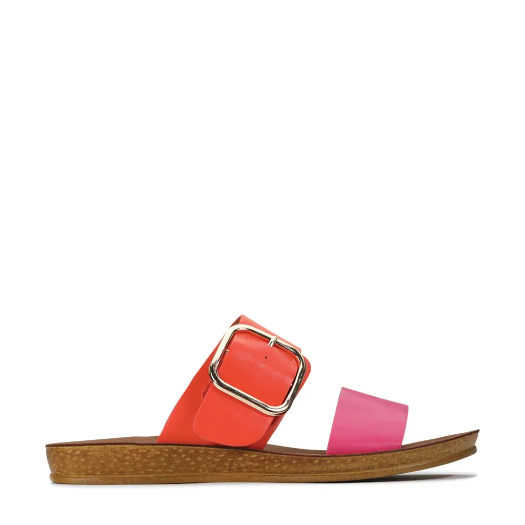 Doti Slip-on Sandals - Pink/Orange