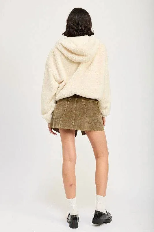 Emory Park Fuzzy Hooded Jacket
