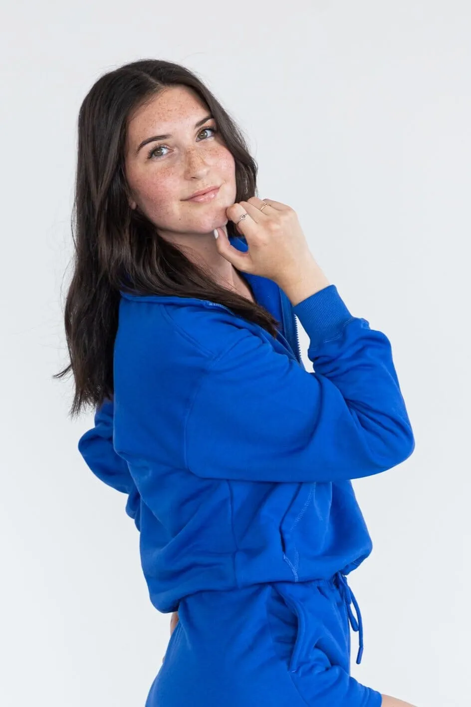 Fleecy Sweat Celeste