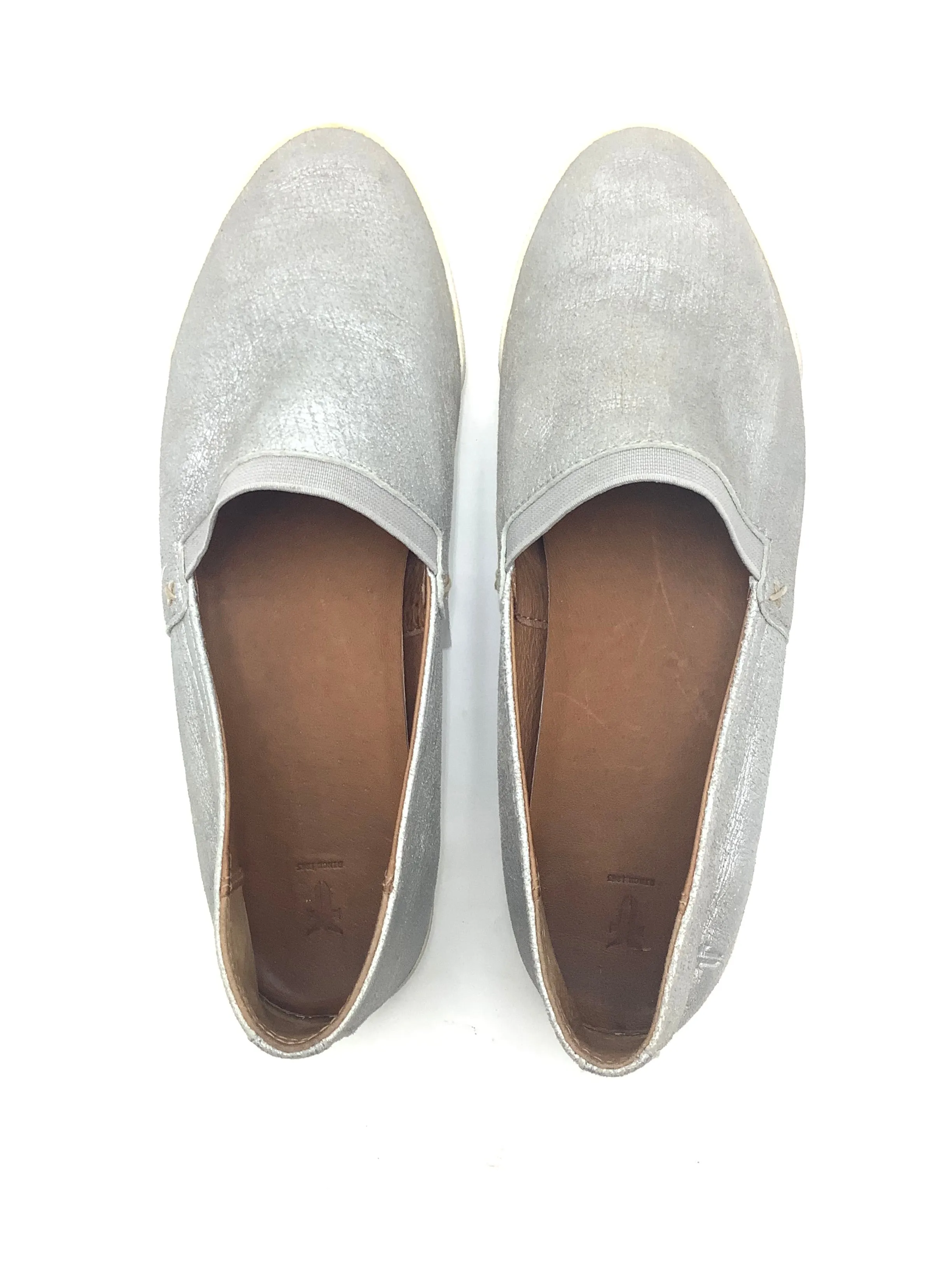 Frye Slip On Metallic Leather Shoes Size: 9.5