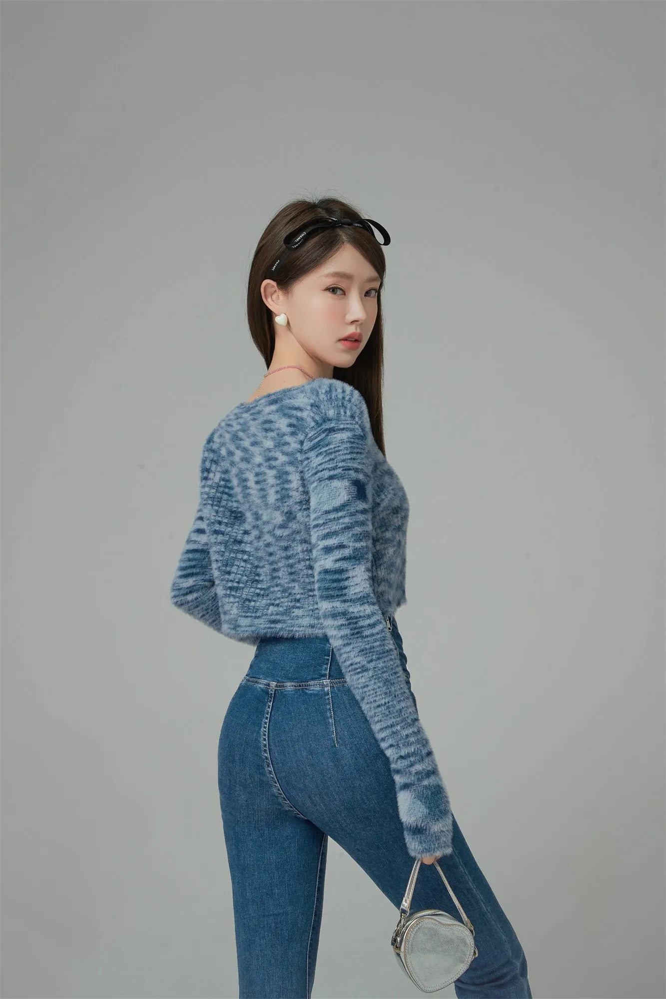 Like A River Cropped Zip-Up Cardigan