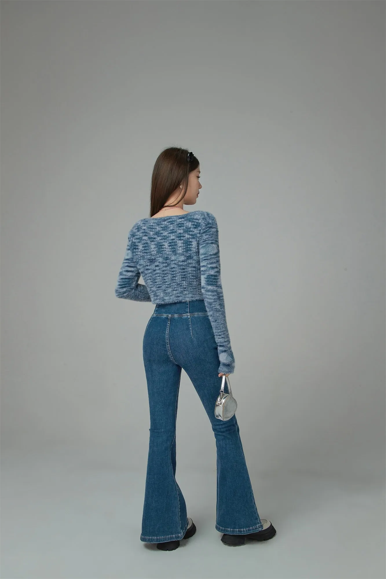 Like A River Cropped Zip-Up Cardigan