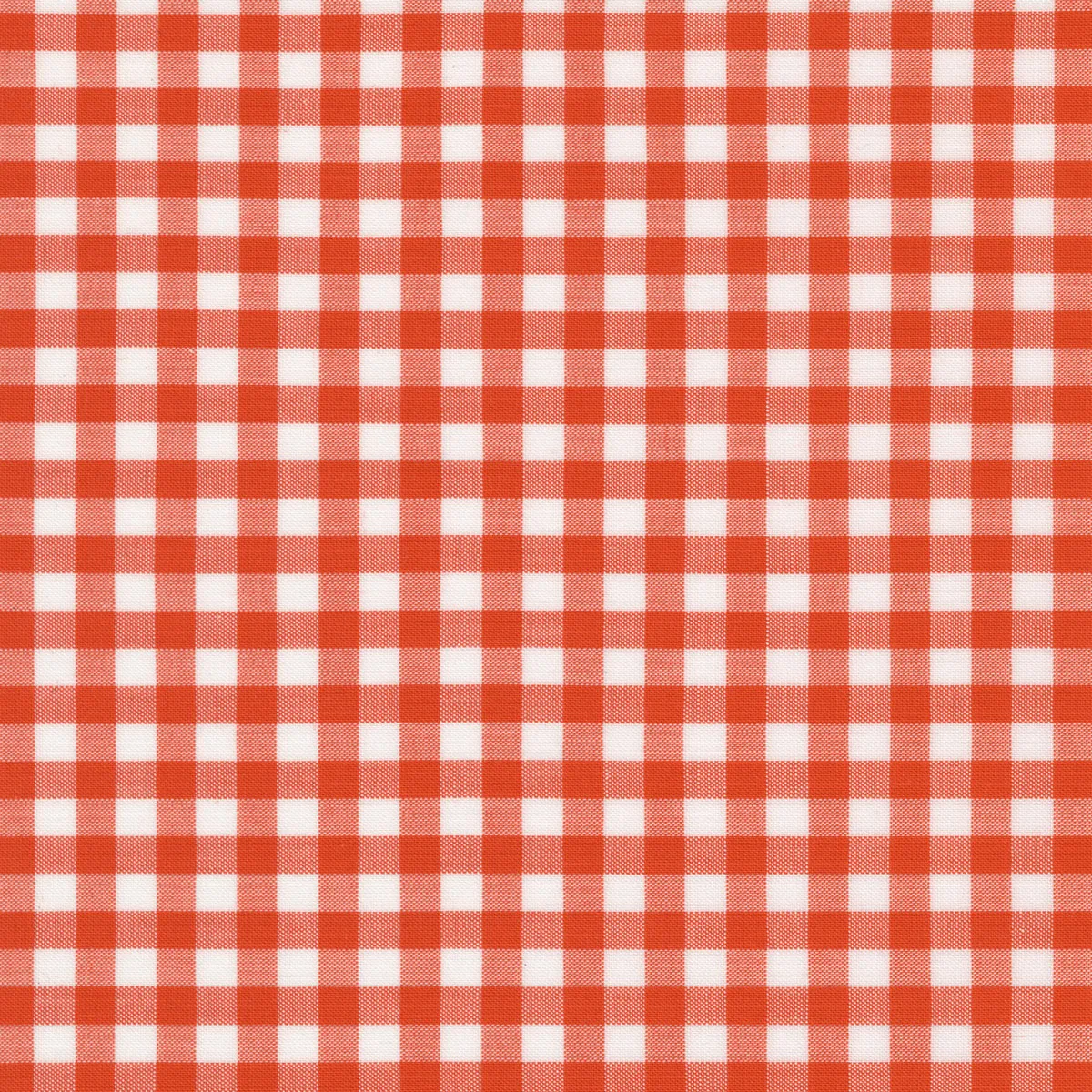 Made-to-Measure Shirt in Orange Medium Gingham Poplin