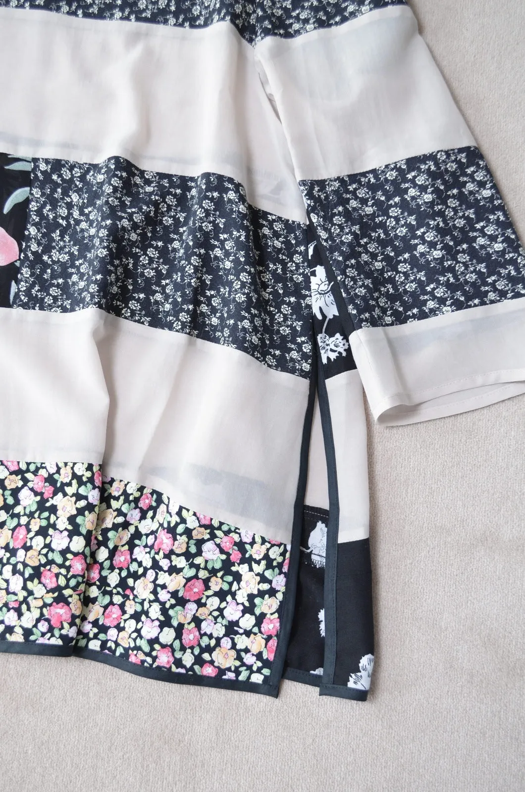 STRIPED CHIFFON OP