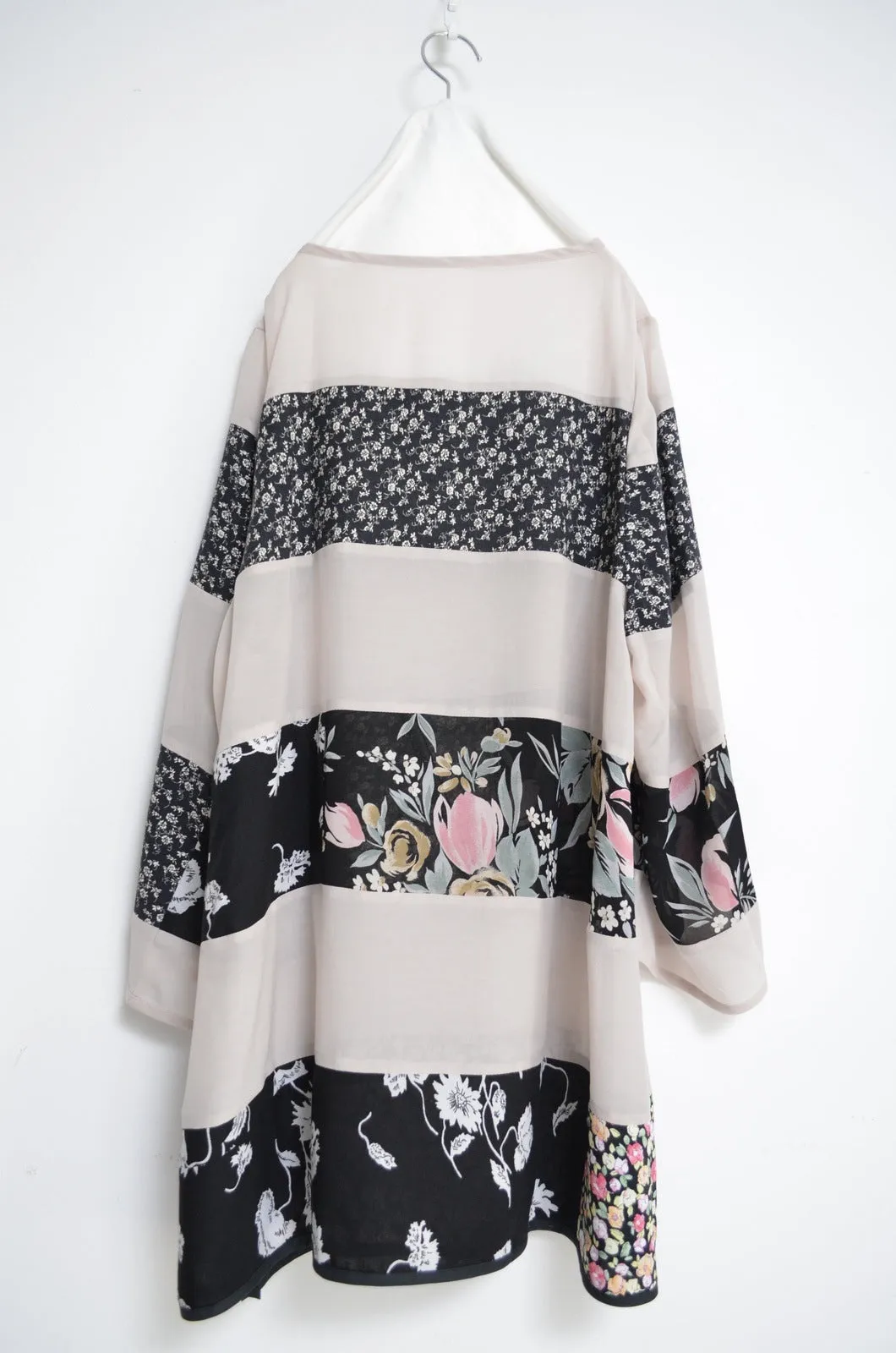 STRIPED CHIFFON OP