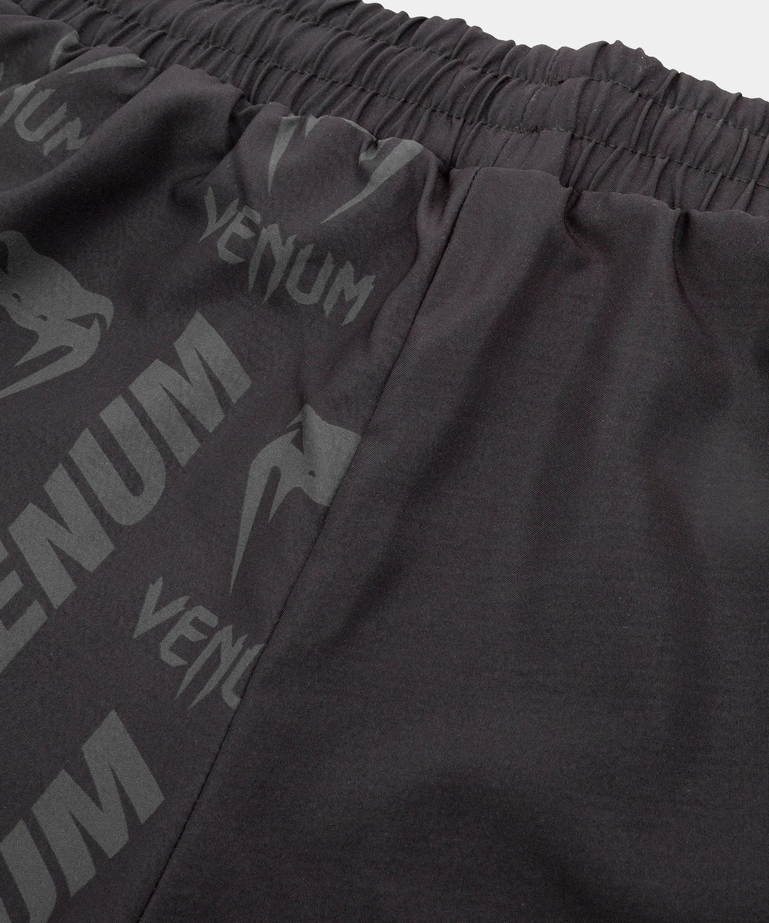 Venum Logos Training Shorts - Black/Black