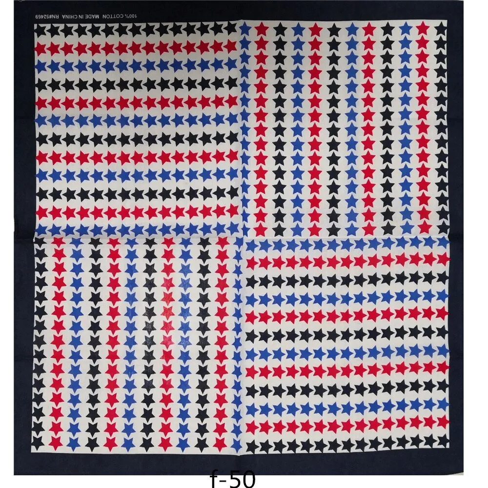 Wenkouban 100% Cotton Purple Rose Punk Hip Hop Headwear Kerchief Bandanas Foulard Neckerchief Square Scarf For Women/Men/Boys/Girls
