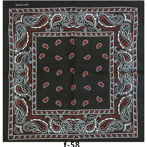 Wenkouban 100% Cotton Purple Rose Punk Hip Hop Headwear Kerchief Bandanas Foulard Neckerchief Square Scarf For Women/Men/Boys/Girls