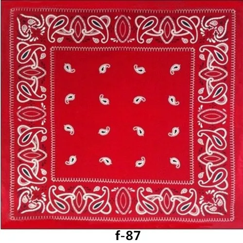 Wenkouban 100% Cotton Purple Rose Punk Hip Hop Headwear Kerchief Bandanas Foulard Neckerchief Square Scarf For Women/Men/Boys/Girls